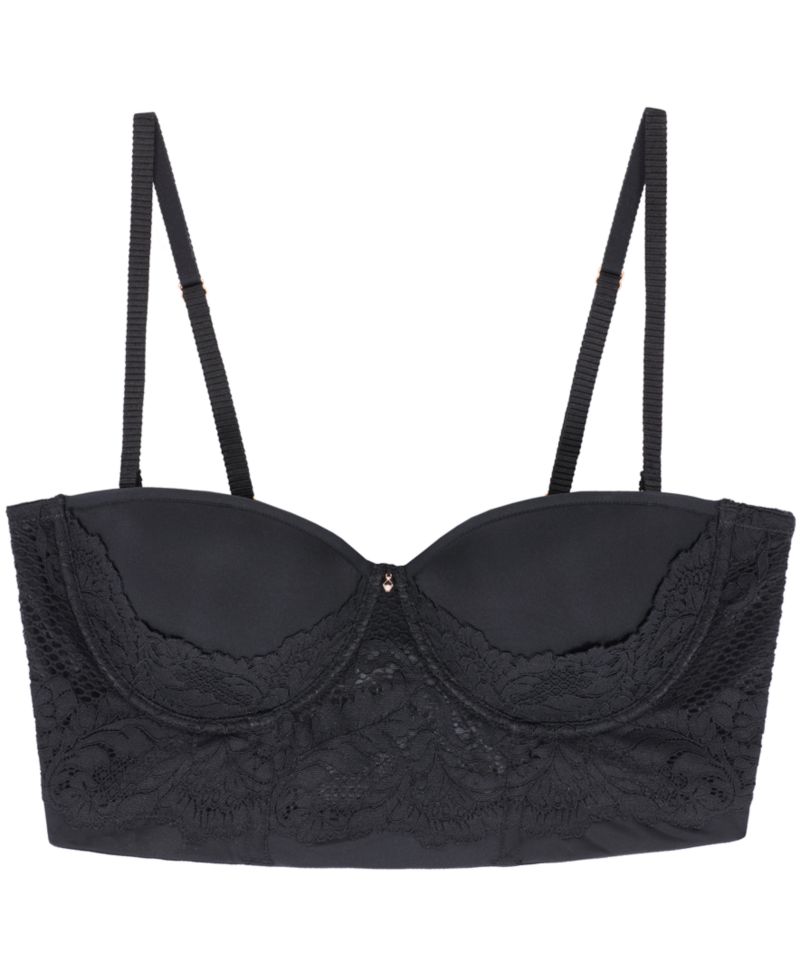 Lace Allure Strapless Lace Bustier