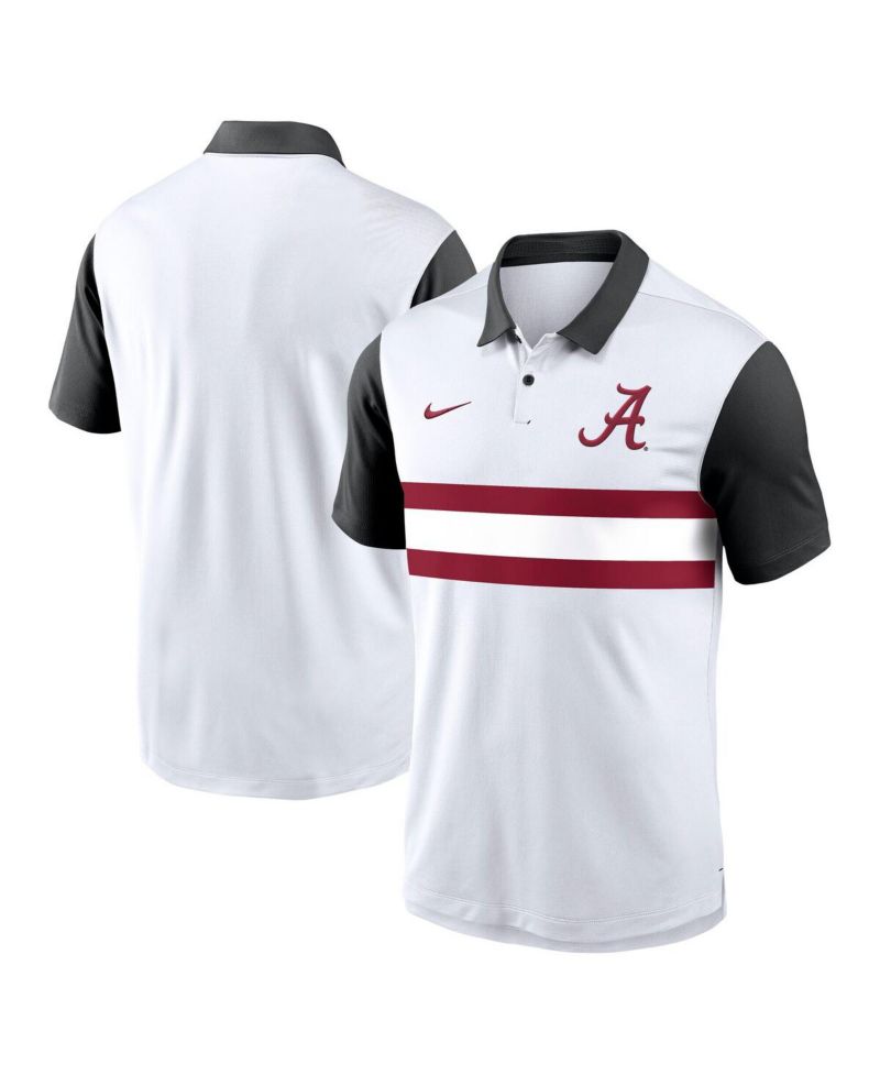 Men's White Alabama Crimson Tide Vapor Performance Polo Shirt