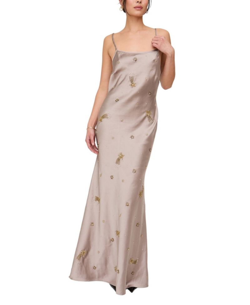 Women's Starburst All Over Embellished Ball Gown