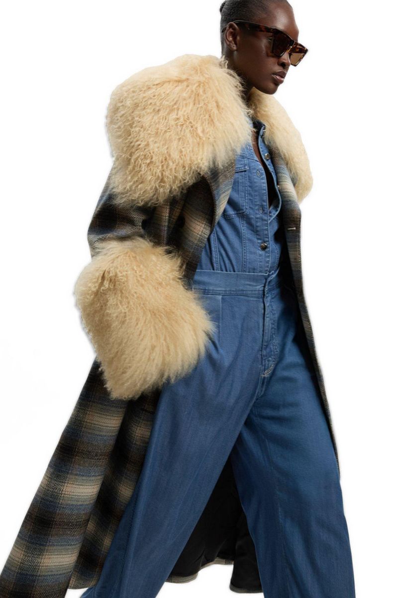 Women's Double Breasted Belted Midi Coat