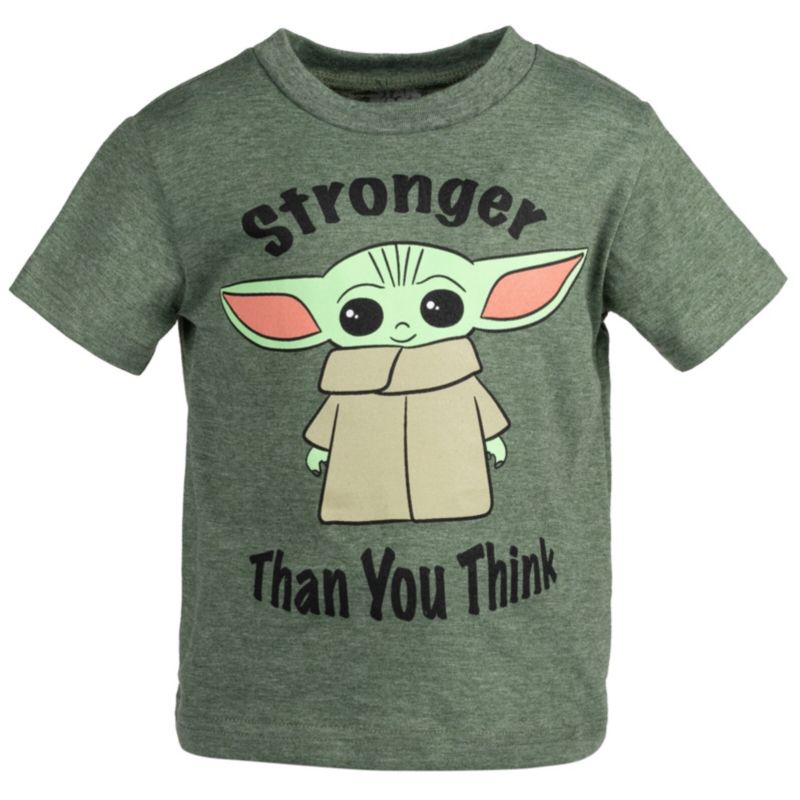 Star Wars The Mandalorian Grogu Boys' 2-Piece T-Shirt and Shorts Set