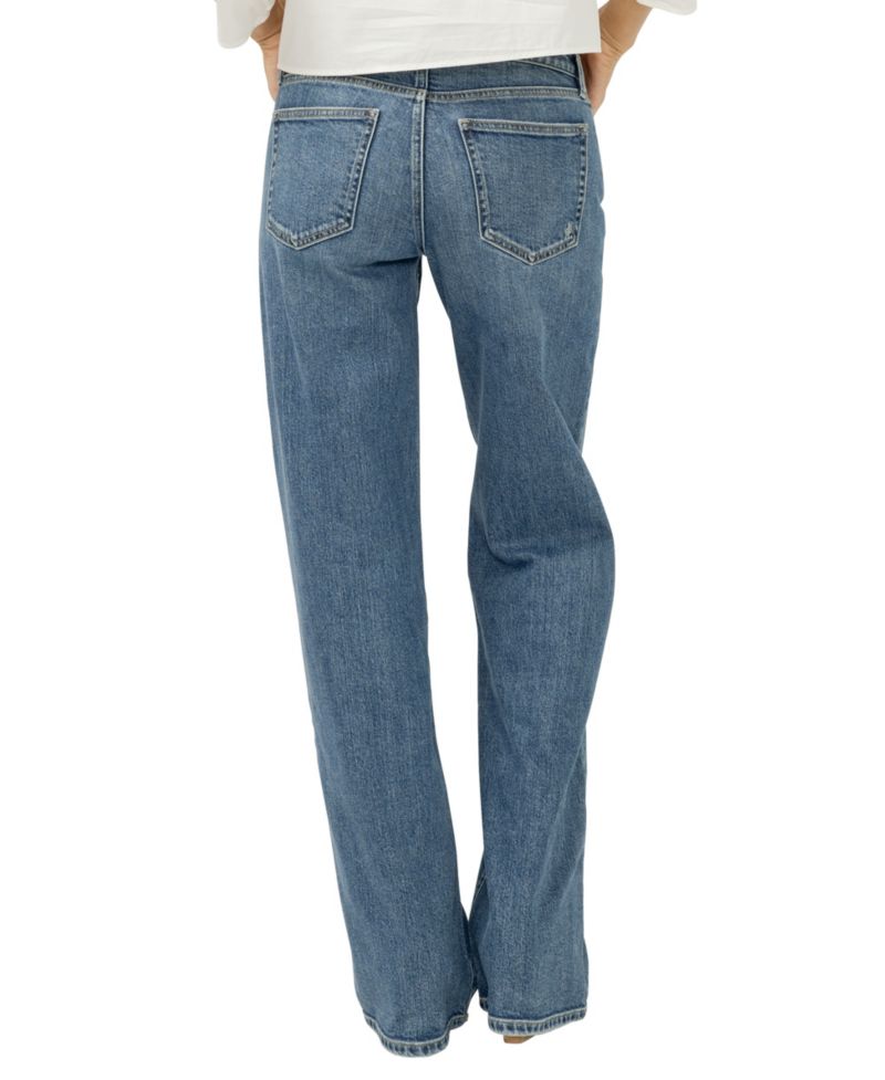 Women's Loose & Low-Rise Straight Leg Jeans