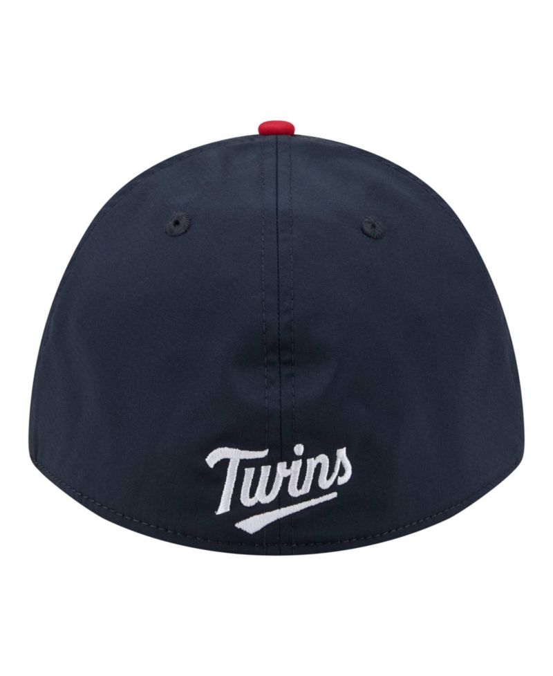 Men's Navy/Red Minnesota Twins Rope M-Crown A-Frame 39THIRTY Flex Hat