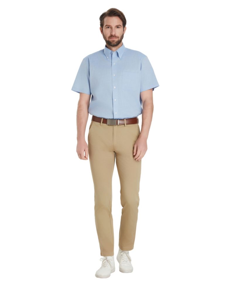 Men's Oxford Solid Dress Shirt