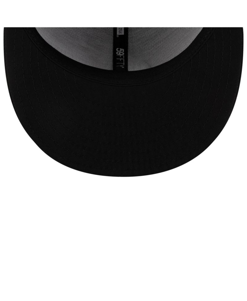 Men's Black Florida Marlins On-Field Authentic Collection 59FIFTY Fitted Hat