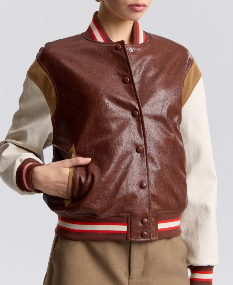 Women's Logo Varsity Colorblock Jacket