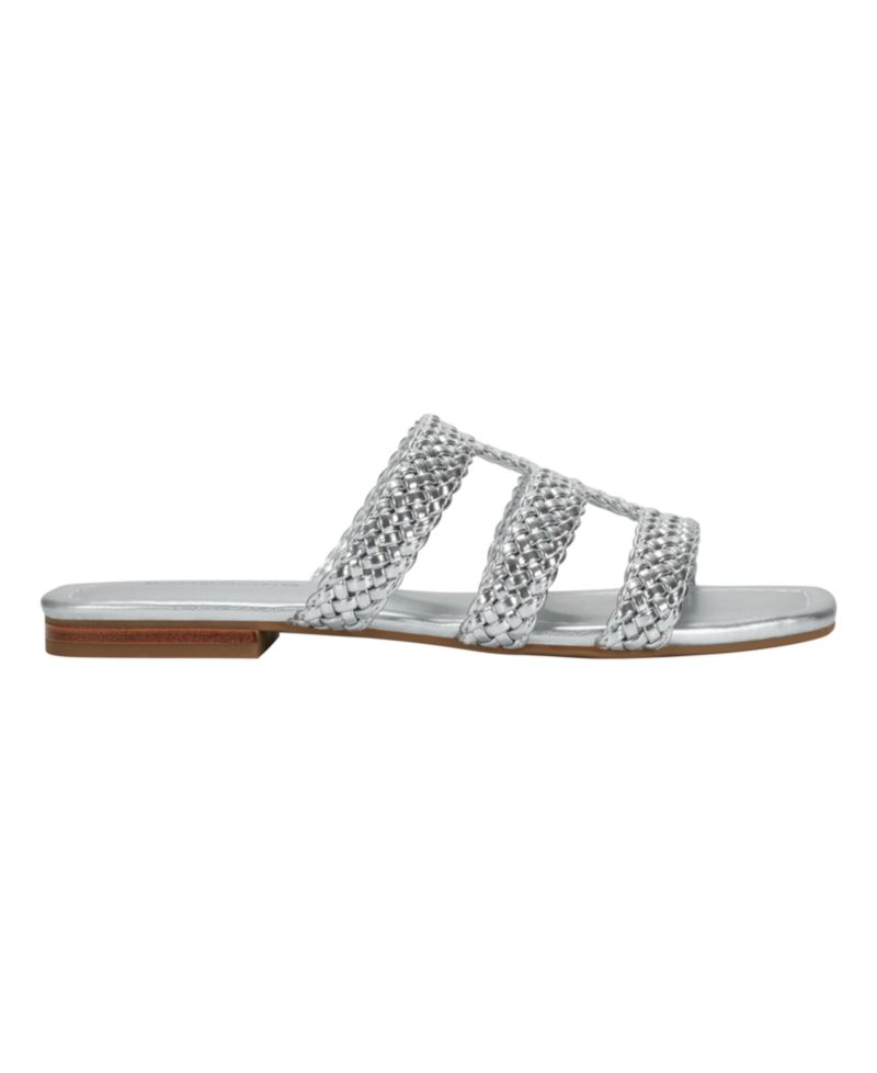 Women's Sumer Woven Caged Flat Slide Sandals