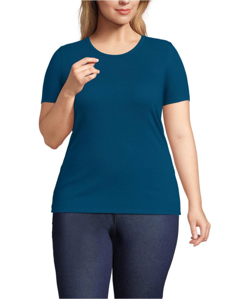 Plus Size Cotton Rib T-shirt