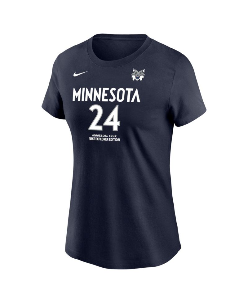 Women's Minnesota Lynx Napheesa Collier Name & Number Explorer Edition T-Shirt