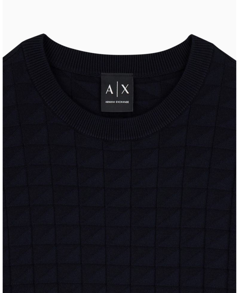 Men's Viscose Grid T-Shirt