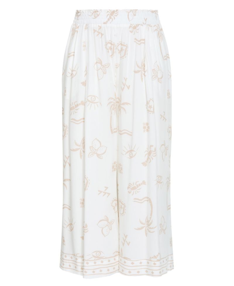 Plus Size Alessia High-Rise Wide-Leg Pull-On Pants