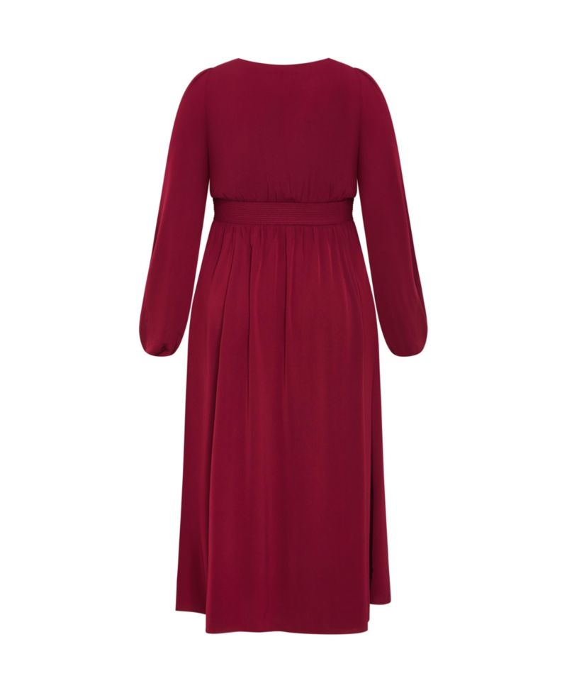 Plus Size Ivanna V Neck Maxi Dress