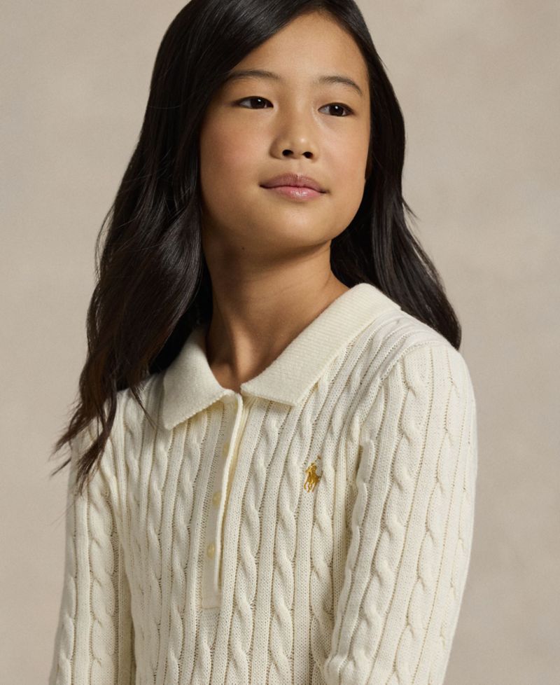 Girls' 7-16 Lunar New Year Long-Sleeve Sweater Dress