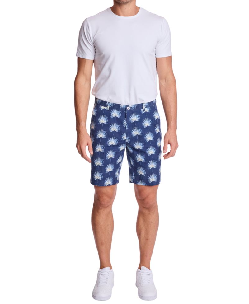 Men's Printed Slim-Fit Shorts