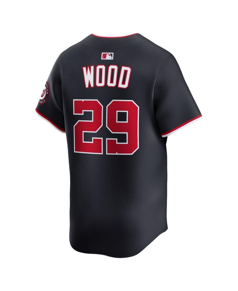Men's James Wood Navy Washington Nationals Alternate Limited Jersey