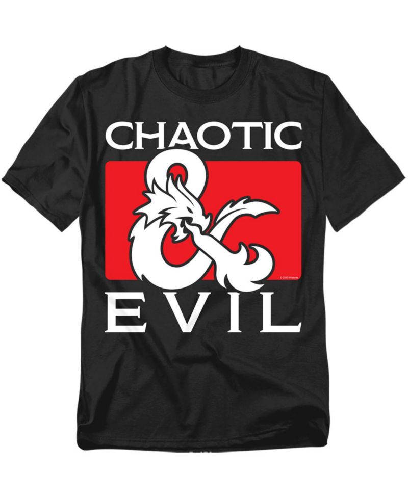 Big & Tall Dungeons And Dragons Chaotic Evil T-Shirt