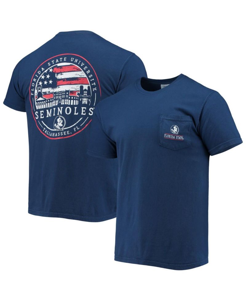 Men's Navy Florida State Seminoles Campus Americana T-Shirt