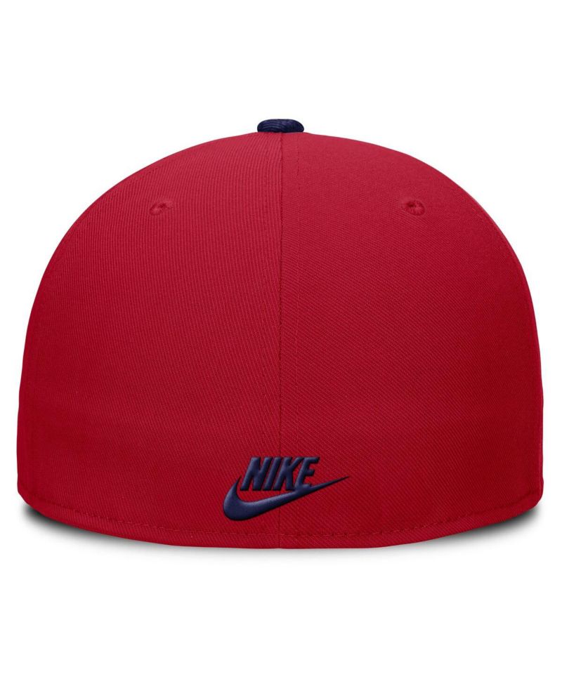 Men's Red Atlanta Braves True Performance Fitted Hat
