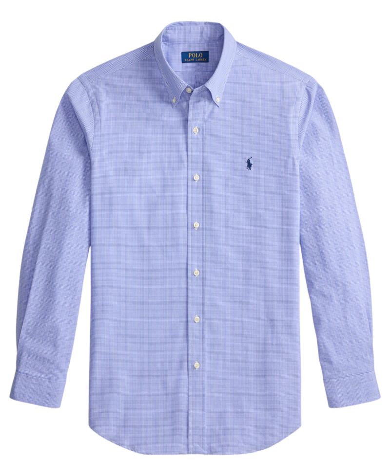 Men's Checked Stretch Poplin Shirt