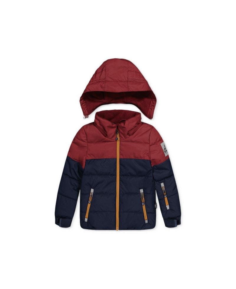Little and Big Boy 6 TO 14 Two Piece Play Snowsuit and Burgundy with Pants