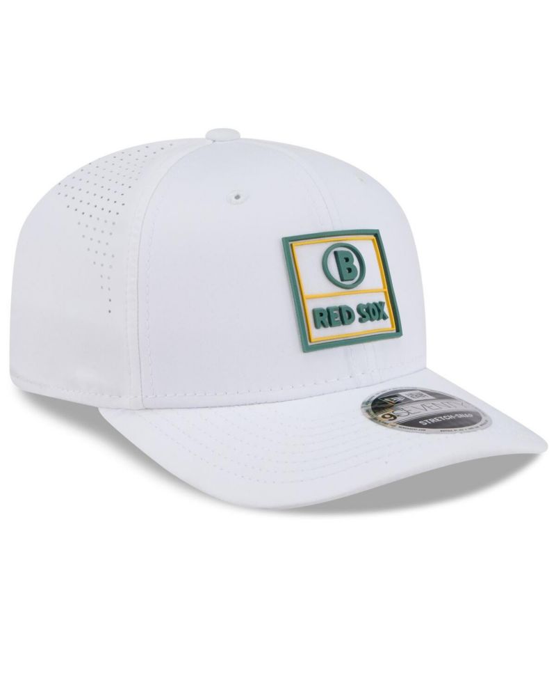 Men's White Boston Red Sox 2025 City Connect Fan Pack 9SEVENTY Adjustable Hat