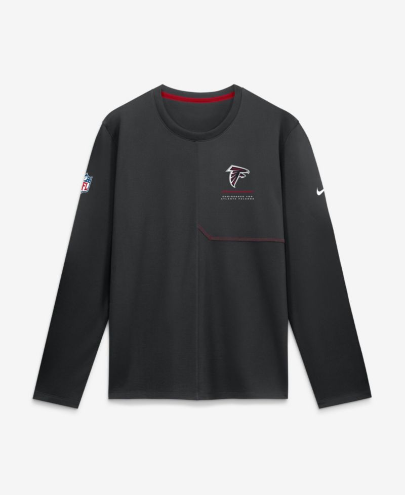 Men's Atlanta Falcons Sideline Coaches Long-Sleeve T-Shirt