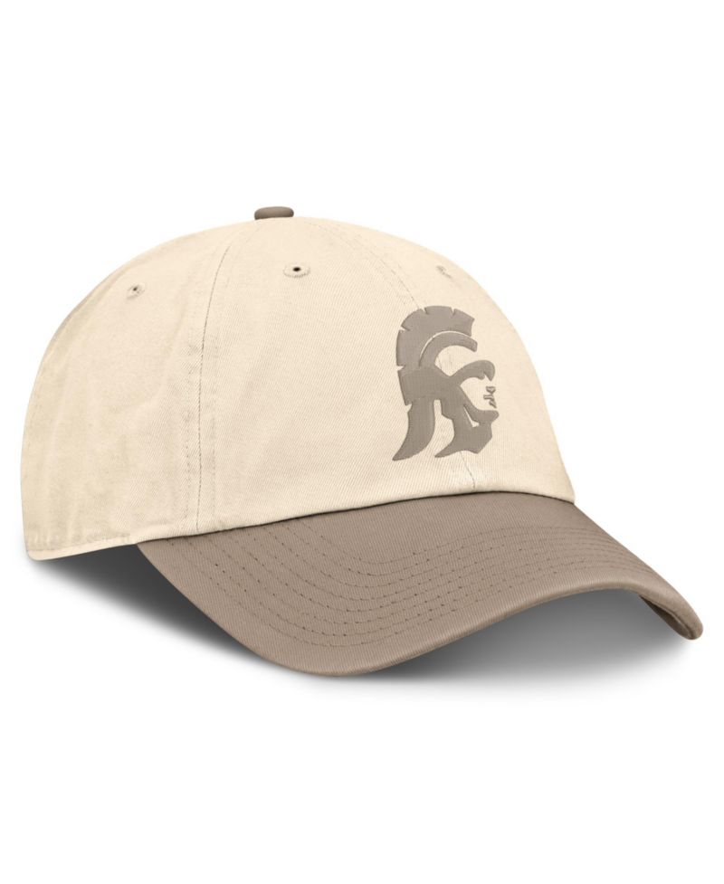 Men's Natural/Khaki USC Trojans Two-Tone Club Adjustable Hat