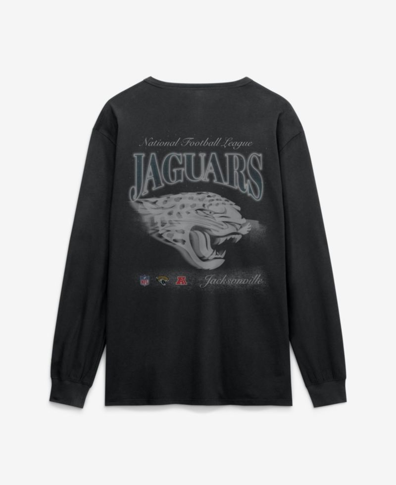 Men's Black Jacksonville Jaguars Midnight Falls Long Sleeve T-Shirt