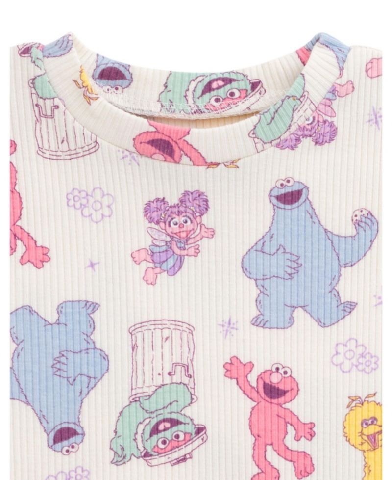 Baby Girls 2-Piece Tee and Bike Shorts Set