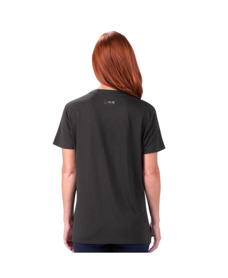 Women's Black Detroit Lions Jacey Performance Tri-Blend T-Shirt