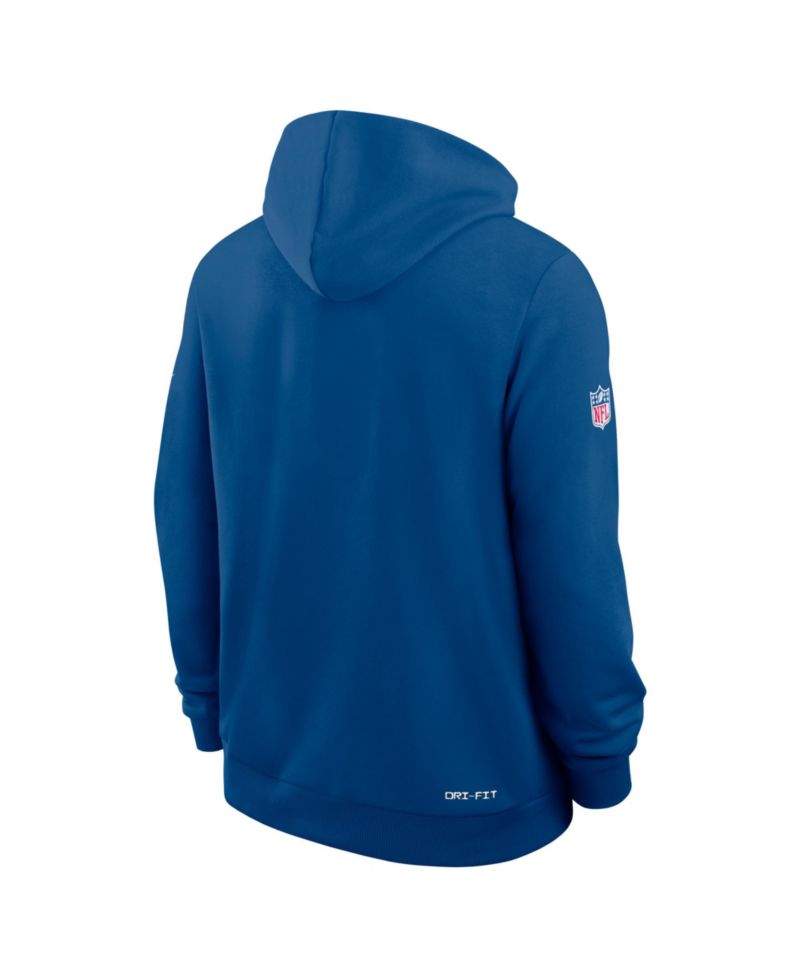 Men's Royal Indianapolis Colts Sideline Standard Issue Dri-FIT Hoodie