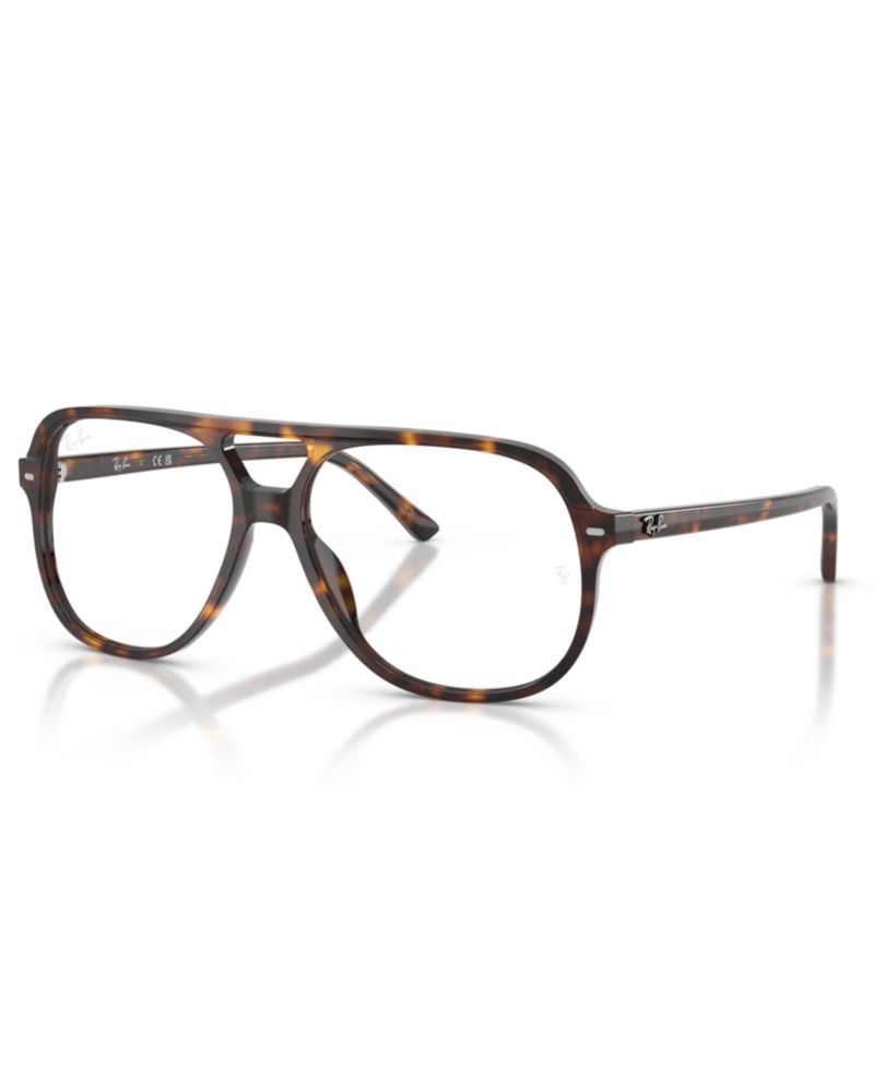 Unisex Square Plastic RB5698 Bill Optics Eyeglasses