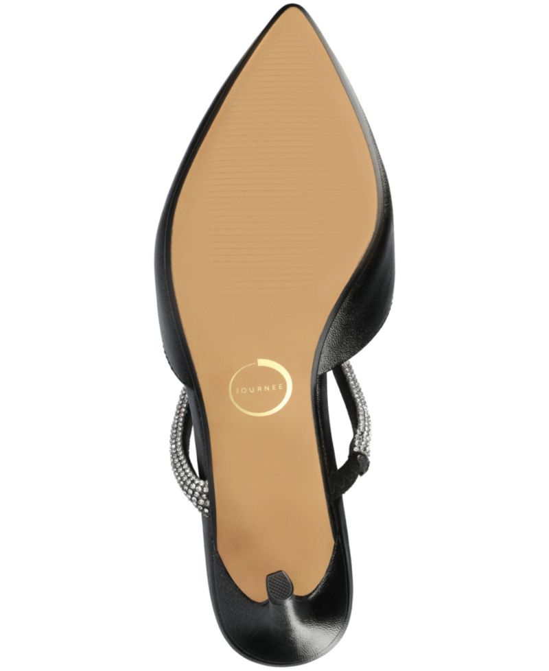 Women's Lunna Rhinestone Knot Slip-On Dress Pumps