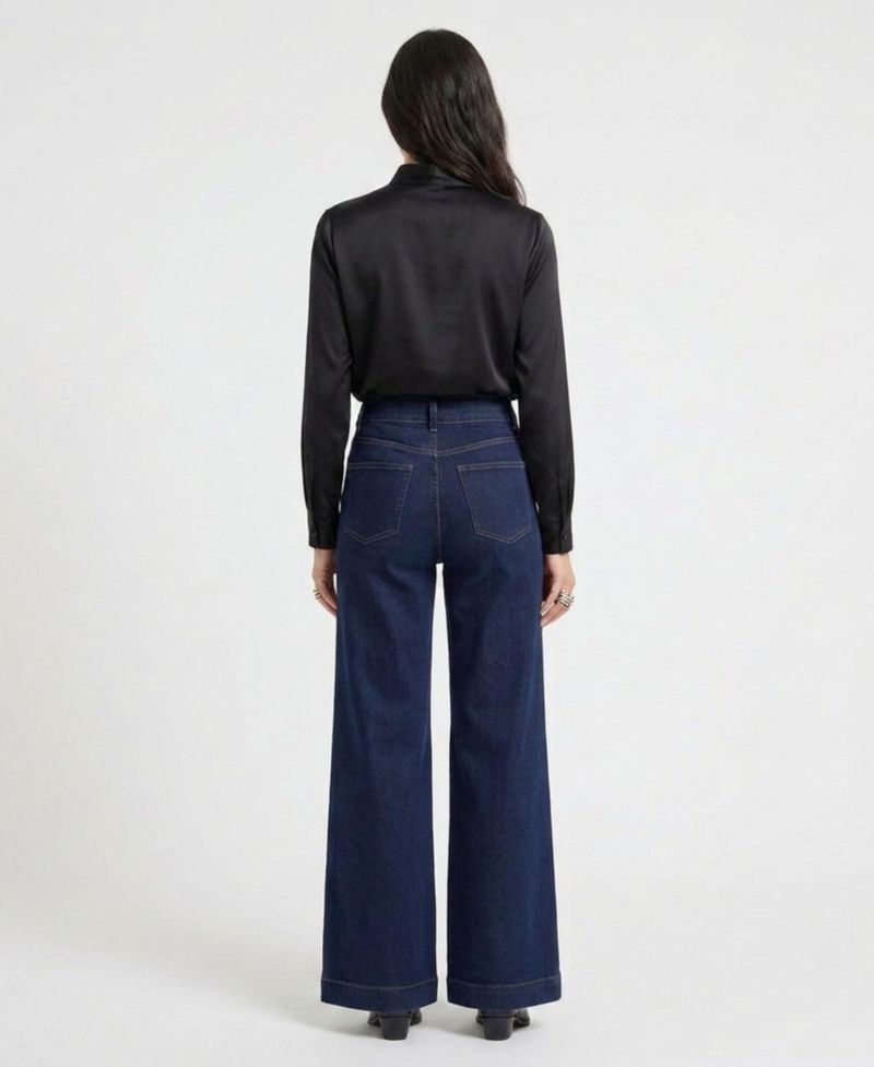 Women's Wide Leg Denim Pant