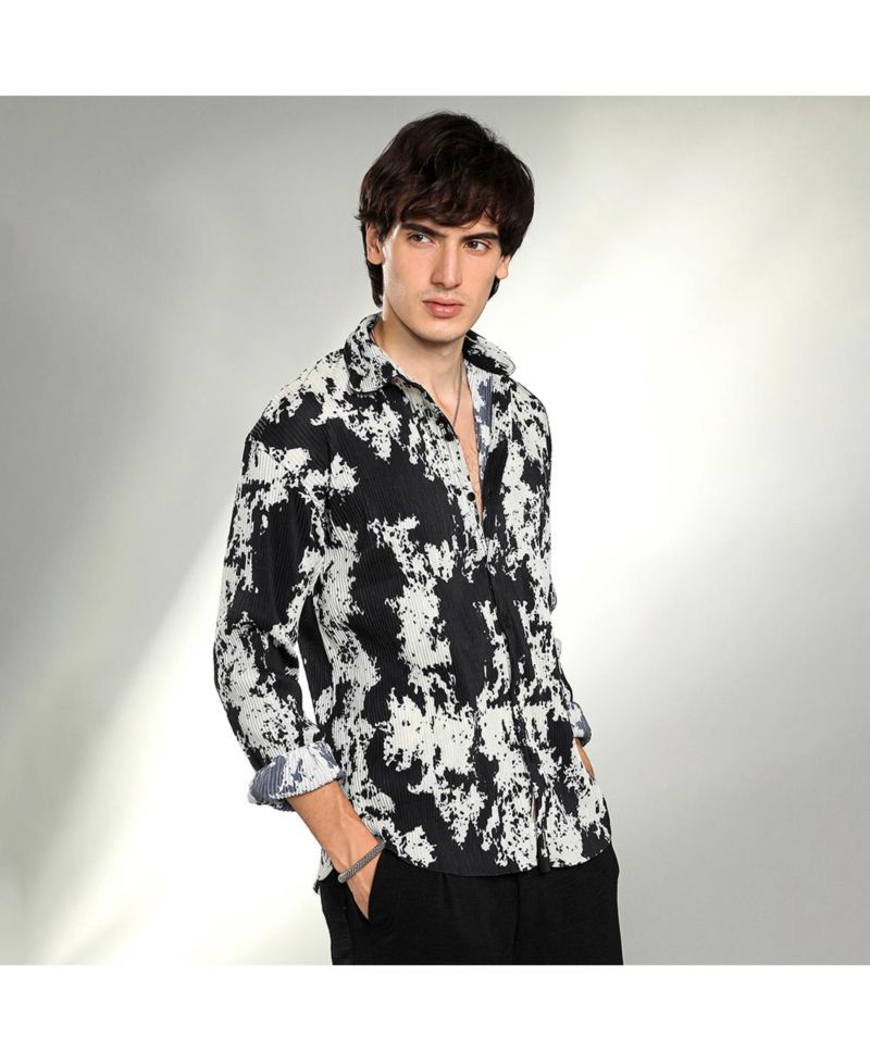 Men's Splash-Pleat Shirt