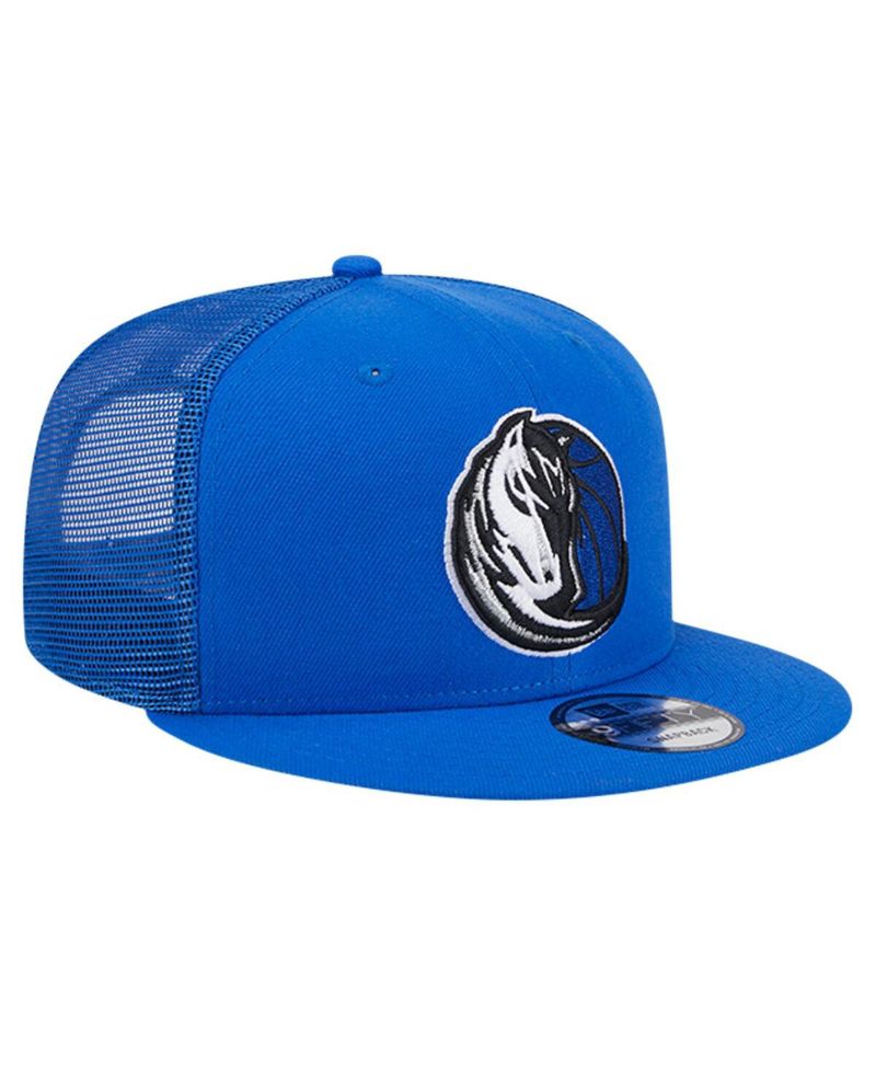 Men's Blue Dallas Mavericks Evergreen Meshback 9FIFTY Snapback Hat