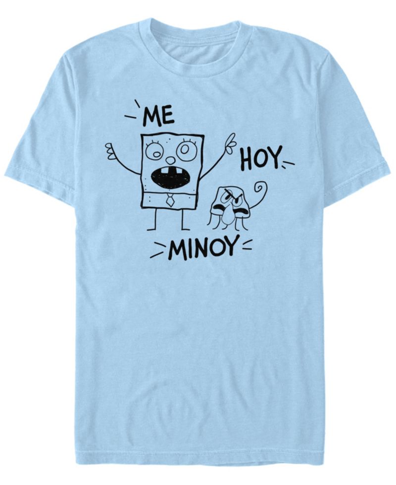 Men's Doodlebob and Squid Short Sleeve Crew T-shirt