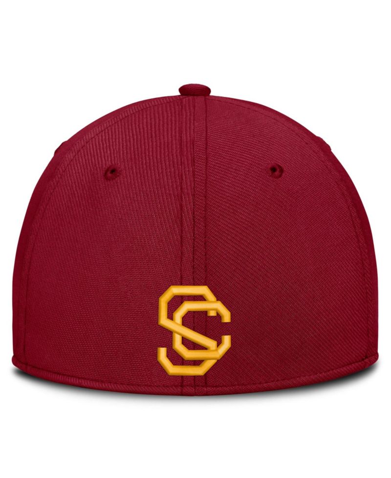 Men's Natural/Crimson USC Trojans Legacy Swooshflex Dri-FIT Hat