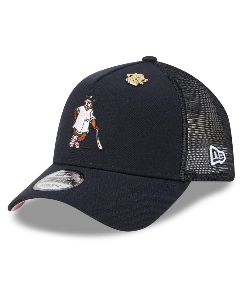 Men's Navy Minnesota Twins 2025 Big League Chew A-Frame 9FORTY Adjustable Trucker Hat