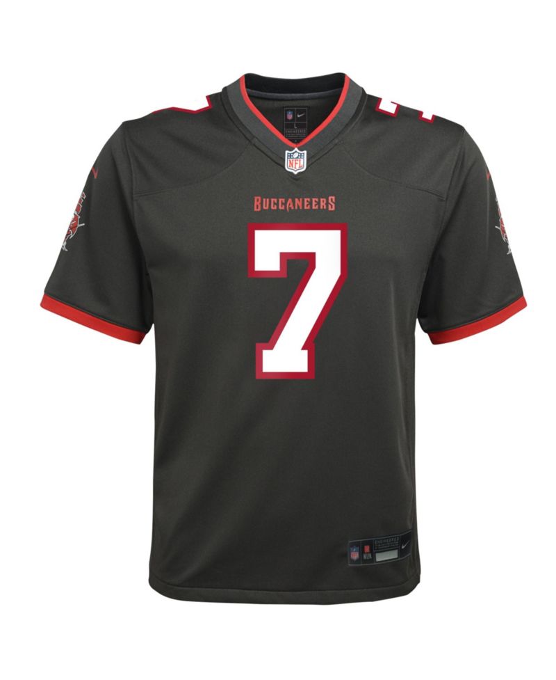 Big Boys and Girls Bucky Irving Pewter Tampa Bay Buccaneers Alternate Game Jersey