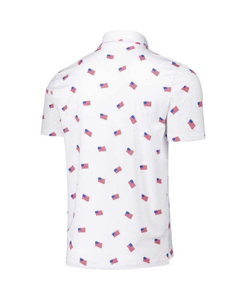 Men's White Tampa Bay Rays Americana Polo