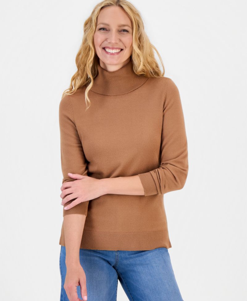 Women's Long-Sleeve Turtleneck Sweater