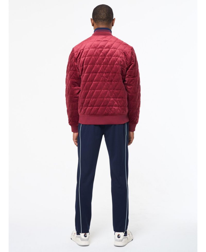 Men's Redi Quilted Velour Bomber Jacket