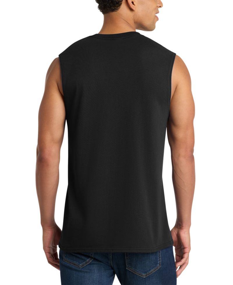 Men's American Flag Word Art Tank Top