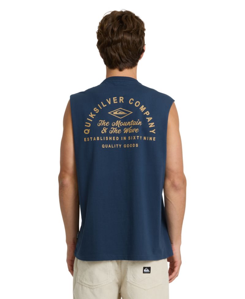 Men's Oversized Crewneck Muscle Tank Top
