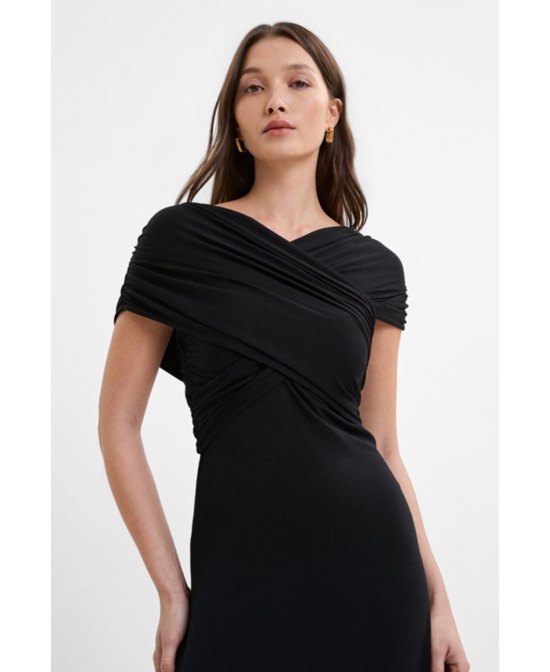 Women's Alyssa Convertible-Strap A-Line Jersey Maxi Dress