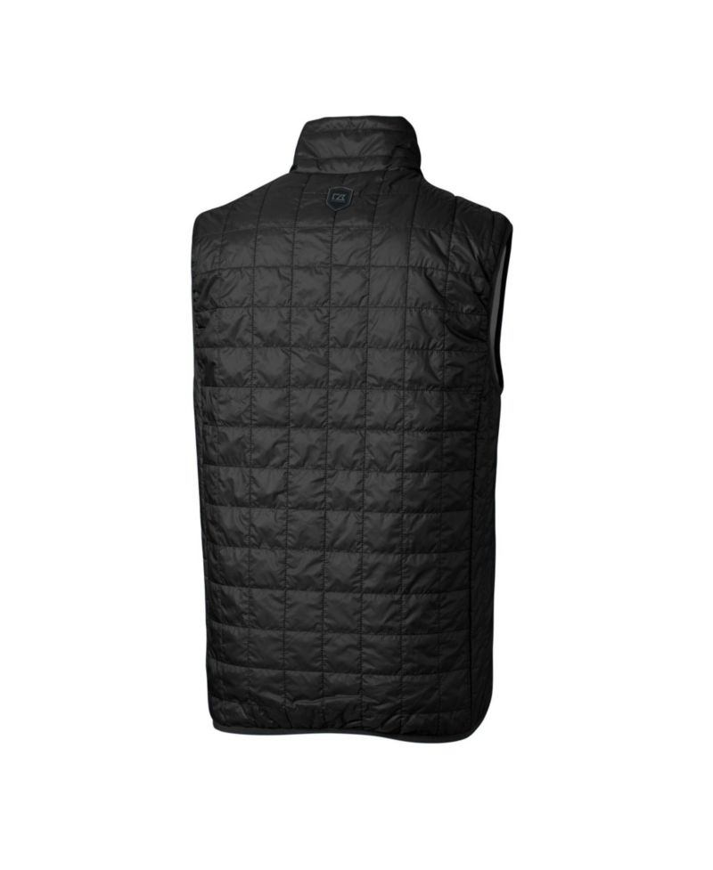 Men's Black New York Yankees Big & Tall Rainier Eco Insulated PrimaLoft Full-Zip Puffer Vest