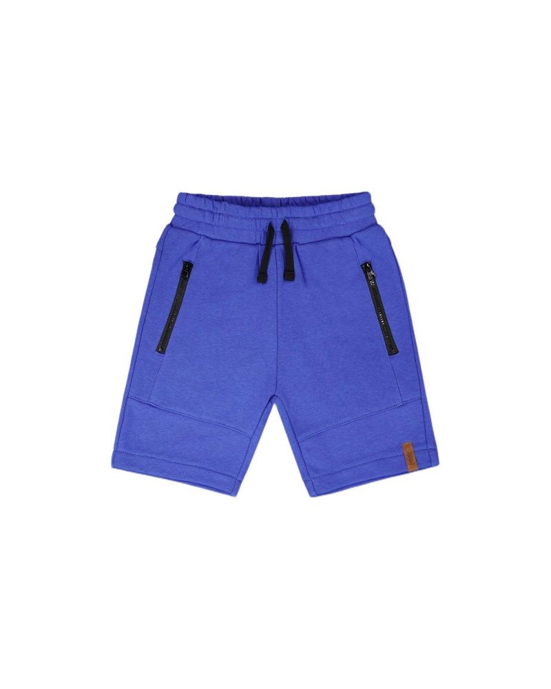 Little Boys French Terry Shorts with Cross Seams