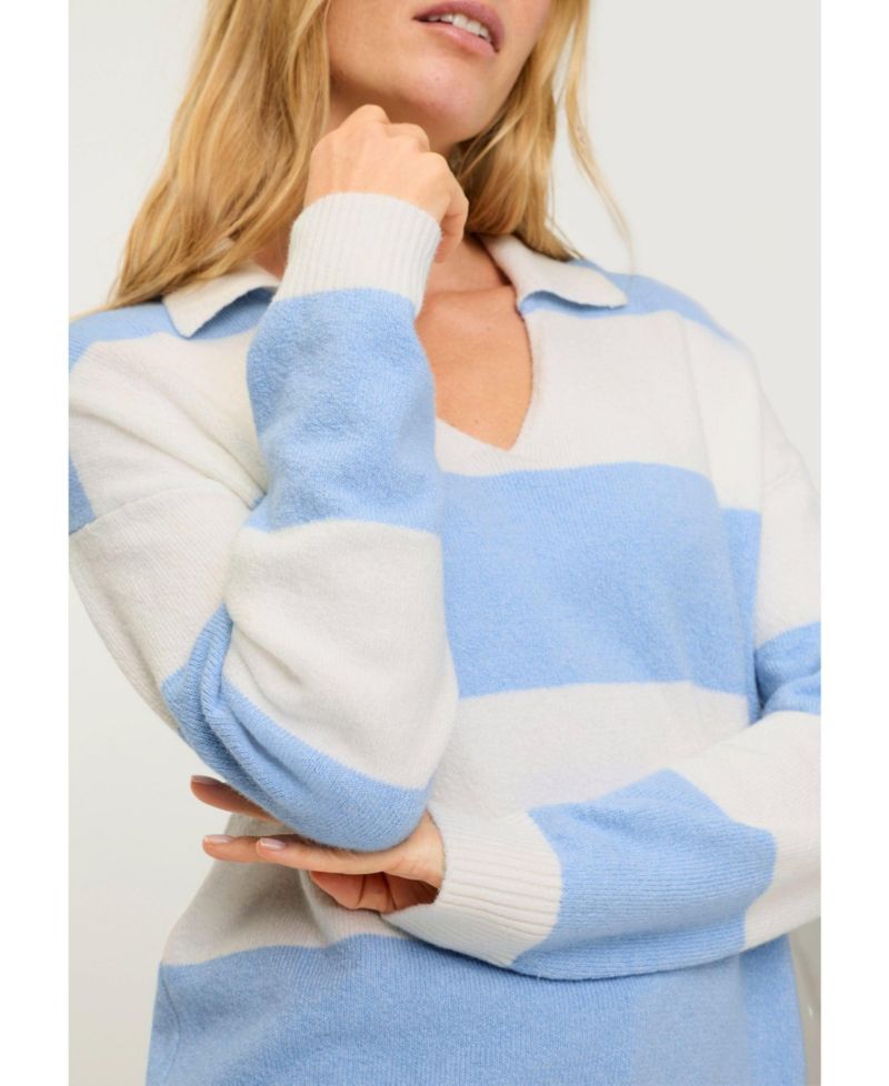 Women's Open Collar Sweater