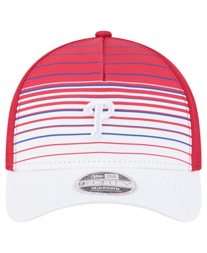 Men's Red Philadelphia Phillies Gradient 9FORTY M-Crown Adjustable Hat